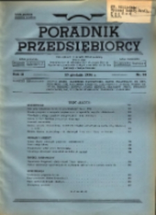 Poradnik Przedsiębiorcy 1934.12.15 R.2 Nr24