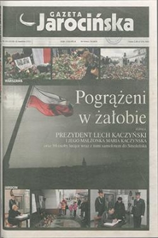 Gazeta Jarocińska 2010.04.16 Nr15(1018)