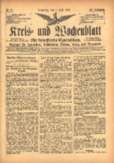 Kreis- und Wochenblatt für den Kreis Czarnikau: Anzeiger für Czarnikau, Schönlanke, Filehne, Kreuz, und Umgegend. 1897.07.08 Jg.45 Nr77