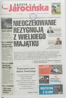 Gazeta Jarocińska 2011.04.08 Nr14(1069)