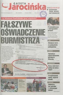 Gazeta Jarocińska 2011.11.25 Nr47(1102)
