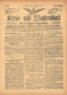 Kreis- und Wochenblatt f&uuml;r den Kreis Czarnikau: Anzeiger f&uuml;r Czarnikau, Sch&ouml;nlanke, Filehne, Kreuz, und Umgegend. 1897.07.20 Jg.45 Nr82