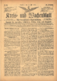 Kreis- und Wochenblatt für den Kreis Czarnikau: Anzeiger für Czarnikau, Schönlanke, Filehne, Kreuz, und Umgegend. 1897.07.20 Jg.45 Nr82
