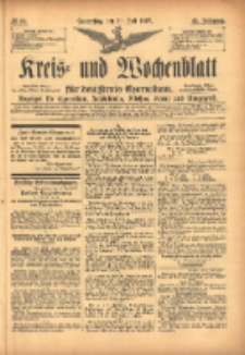 Kreis- und Wochenblatt für den Kreis Czarnikau: Anzeiger für Czarnikau, Schönlanke, Filehne, Kreuz, und Umgegend. 1897.07.29 Jg.45 Nr86