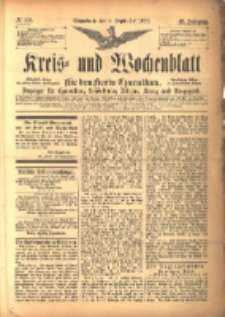 Kreis- und Wochenblatt für den Kreis Czarnikau: Anzeiger für Czarnikau, Schönlanke, Filehne, Kreuz, und Umgegend. 1897.09.04 Jg.45 Nr102