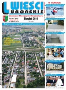 Wieści Lubońskie 2016.08 Nr8(309)