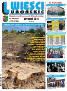 Wieści Lubońskie 2016.09 Nr9(310)