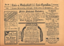 Kreis- und Wochenblatt f&uuml;r den Kreis Czarnikau: Anzeiger f&uuml;r Czarnikau, Sch&ouml;nlanke, Filehne, Kreuz, und Umgegend. 1899.03.04 Jg.47 Nr27