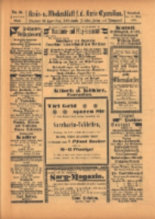 Kreis- und Wochenblatt f&uuml;r den Kreis Czarnikau: Anzeiger f&uuml;r Czarnikau, Sch&ouml;nlanke, Filehne, Kreuz, und Umgegend. 1899.03.11 Jg.47 Nr30