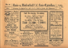 Kreis- und Wochenblatt f&uuml;r den Kreis Czarnikau: Anzeiger f&uuml;r Czarnikau, Sch&ouml;nlanke, Filehne, Kreuz, und Umgegend. 1899.03.21 Jg.47 Nr34
