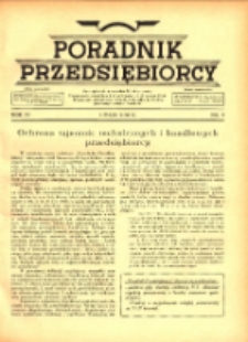 Poradnik Przedsiębiorcy 1936.05.01 R.4 Nr9