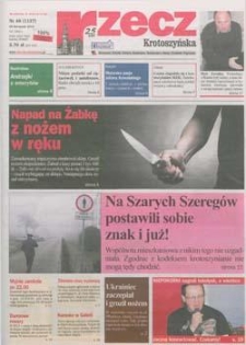Rzecz Krotoszyńska 2016.11.29 Nr48(1127)