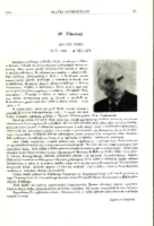 Stefan Saski 20 X 1888 – 3 XII 1974