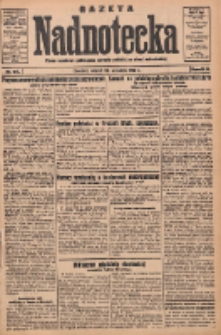 Gazeta Nadnotecka: pismo narodowe poświęcone sprawie polskiej na ziemi nadnoteckiej 1932.09.20 R.12 Nr216