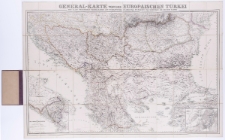 General-Karte von der Europaïschen Türkei [...] Bearb. u. gez. von Heinrich Kiepert. Schrift gestoch. von W. u. C. Kratz. Terrain radirt v. C. Ohmann.