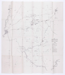 Maps and colored section referred to in the report of state geologist of Indiana, 1869.