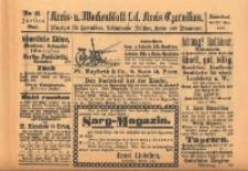 Kreis- und Wochenblatt f&uuml;r den Kreis Czarnikau: Anzeiger f&uuml;r Czarnikau, Sch&ouml;nlanke, Filehne, Kreuz, und Umgegend. 1899.05.20 Jg.47 Nr58