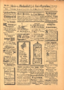 Kreis- und Wochenblatt für den Kreis Czarnikau: Anzeiger für Czarnikau, Schönlanke, Filehne, Kreuz, und Umgegend. 1899.05.27 Jg.47 Nr60