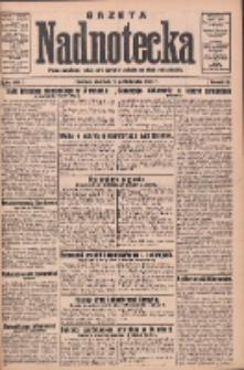 Gazeta Nadnotecka: pismo narodowe poświęcone sprawie polskiej na ziemi nadnoteckiej 1932.10.09 R.12 Nr233
