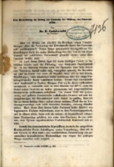 Eine Beobachtung als Beitrag zur Kenntniss der Wirkung des Pancreassaftes / von H. Fudakowski.
