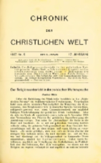 Chronik der christlichen Welt. 1907.01.31 Jg.17 Nr.5