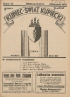 Kupiec-Świat Kupiecki; pisma złączone; oficjalny organ kupiectwa Polski Zachodniej 1935.11.28 R.29 Nr48