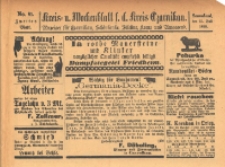 Kreis- und Wochenblatt f&uuml;r den Kreis Czarnikau: Anzeiger f&uuml;r Czarnikau, Sch&ouml;nlanke, Filehne, Kreuz, und Umgegend. 1899.07.15 Jg.47 Nr81