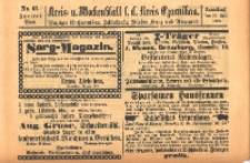 Kreis- und Wochenblatt f&uuml;r den Kreis Czarnikau: Anzeiger f&uuml;r Czarnikau, Sch&ouml;nlanke, Filehne, Kreuz, und Umgegend. 1899.07.29 Jg.47 Nr87