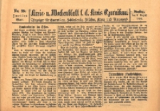 Kreis- und Wochenblatt f&uuml;r den Kreis Czarnikau: Anzeiger f&uuml;r Czarnikau, Sch&ouml;nlanke, Filehne, Kreuz, und Umgegend. 1899.08.01 Jg.47 Nr88