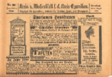 Kreis- und Wochenblatt f&uuml;r den Kreis Czarnikau: Anzeiger f&uuml;r Czarnikau, Sch&ouml;nlanke, Filehne, Kreuz, und Umgegend. 1899.08.05 Jg.47 Nr90