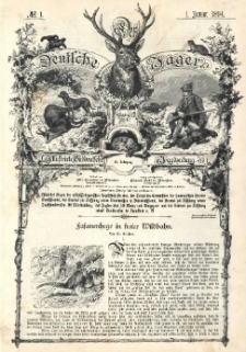 Der Deutsche Jäger 1894 Nr1
