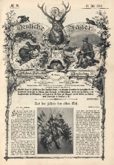 Der Deutsche Jäger 1894 Nr20