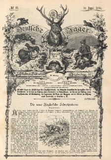 Der Deutsche Jäger 1894 Nr23