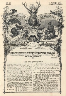 Der Deutsche Jäger 1894 Nr25