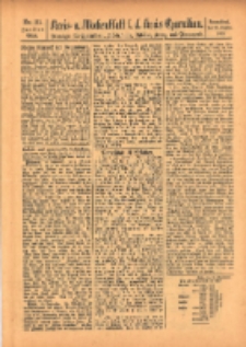 Kreis- und Wochenblatt f&uuml;r den Kreis Czarnikau: Anzeiger f&uuml;r Czarnikau, Sch&ouml;nlanke, Filehne, Kreuz, und Umgegend. 1899.09.23 Jg.47 Nr111