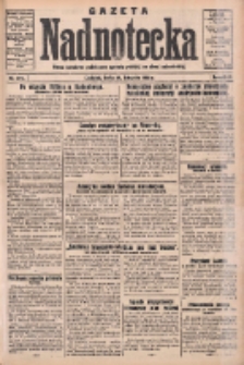Gazeta Nadnotecka: pismo narodowe poświęcone sprawie polskiej na ziemi nadnoteckiej 1932.11.23 R.12 Nr270