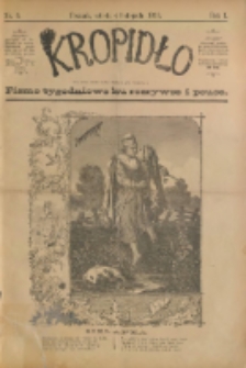 Kropidło : pismo tygodniowe ku rozrywce i pouce. R. 1. 1893, nr 8