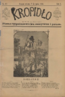 Kropidło : pismo tygodniowe ku rozrywce i pouce. R. 1. 1893, nr 10