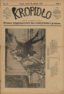 Kropidło : pismo tygodniowe ku rozrywce i pouce. R. 1. 1893, nr 14