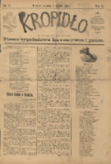 Kropidło : pismo tygodniowe ku rozrywce i pouce. R. 2. 1894, nr 9