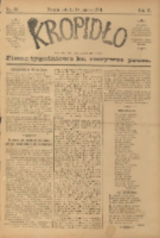 Kropidło : pismo tygodniowe ku rozrywce i pouce. R. 2. 1894, nr 10