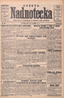 Gazeta Nadnotecka: pismo narodowe poświęcone sprawie polskiej na ziemi nadnoteckiej 1933.01.25 R.13 Nr20