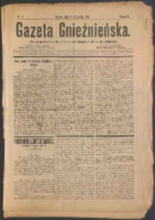 Gazeta Gnieźnieńska : pismo polityczne dla oświaty i polepszenia doli ludu polskiego. R. 1. 1895, nr 4