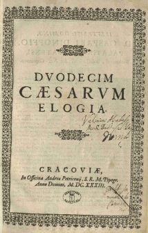 Duodecim Caesarum elogia