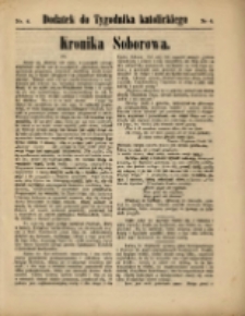 Dodatek do "Tygodnika Katolickiego" : Kronika Soborowa. R. 1870, nr 4