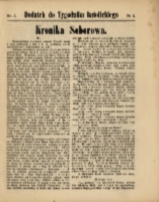 Dodatek do "Tygodnika Katolickiego" : Kronika Soborowa. R. 1870, nr 5