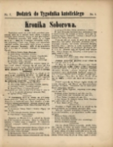 Dodatek do "Tygodnika Katolickiego" : Kronika Soborowa. R. 1870, nr 7
