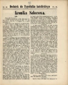 Dodatek do "Tygodnika Katolickiego" : Kronika Soborowa. R. 1870, nr 12