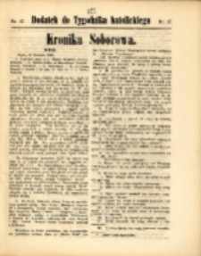 Dodatek do "Tygodnika Katolickiego" : Kronika Soborowa. R. 1870, nr 17