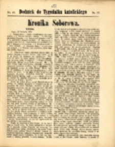 Dodatek do "Tygodnika Katolickiego" : Kronika Soborowa. R. 1870, nr 18